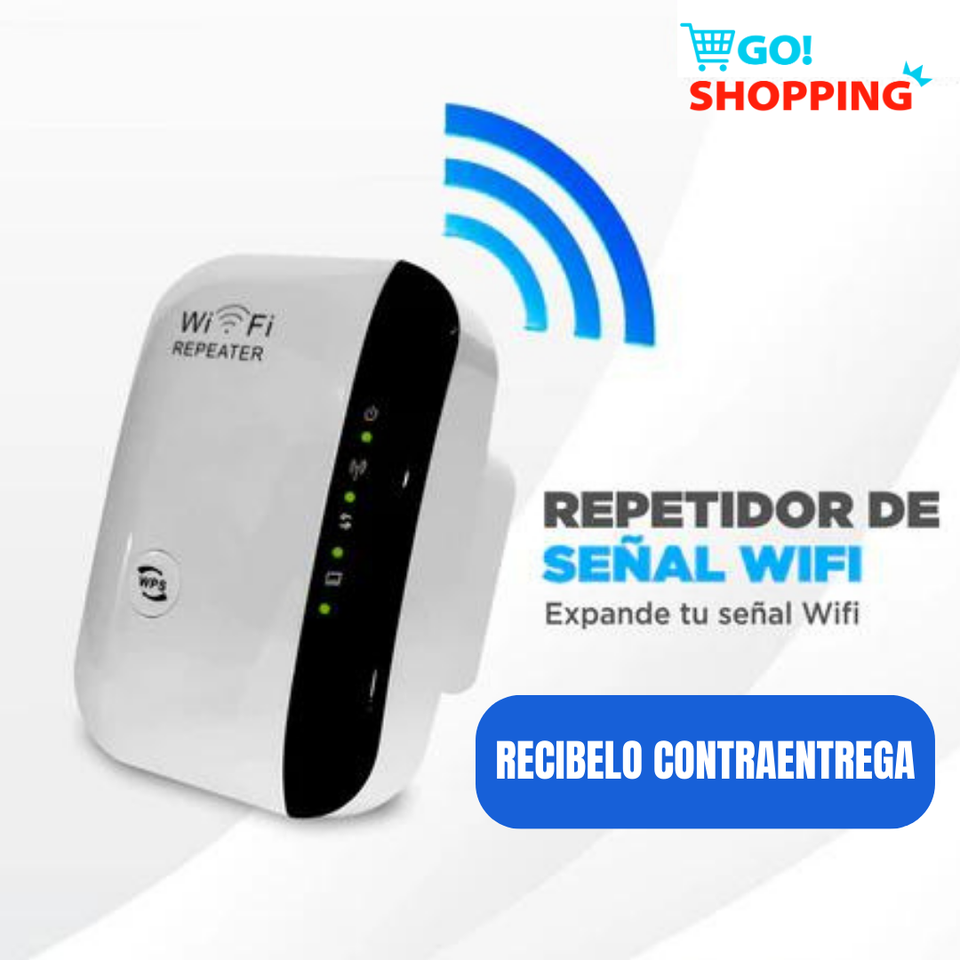 Amplificador Wi Fi - Largo alcance (LAN \ WI FI) 300 M/mbps - TODOS DISPOSITIVOS